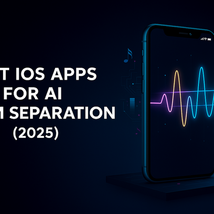 Best iOS app ai stem separation