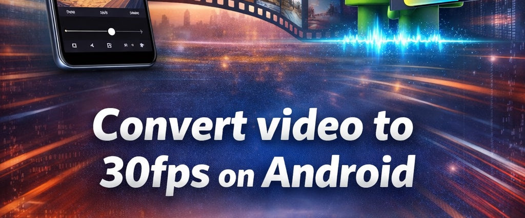 30 Frame Video Convert Variable Frame Rate Video to Constant 30fps on Android — Mixcord