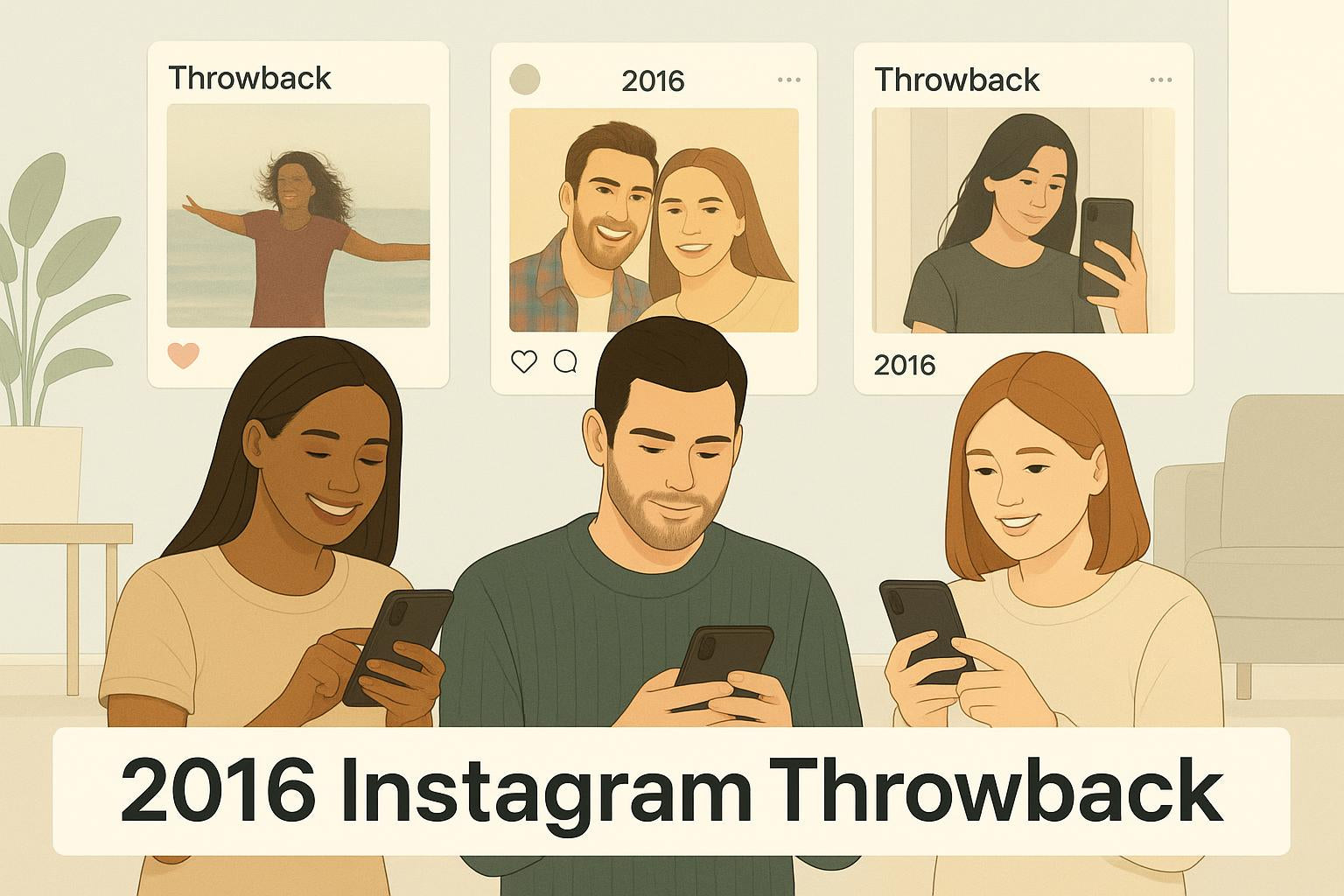 2016 Instagram Throwback Trend